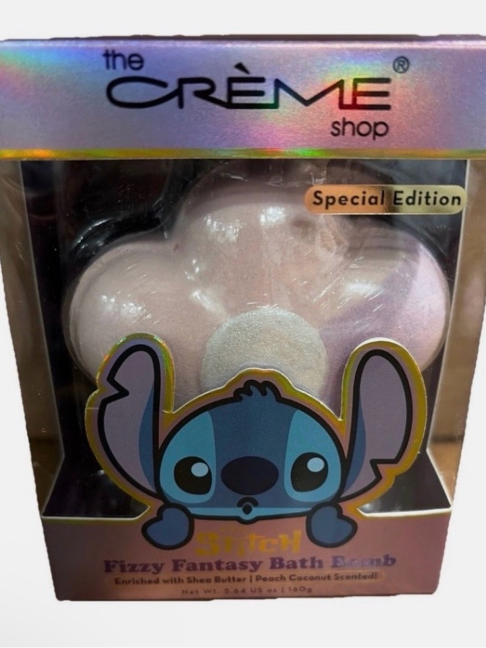 The Crème Shop Stitch Fizzy Fantasy Bath Bomb - Pink (Special Edition)